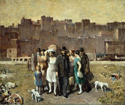 The Exodus, 1928 by Robert C. Spencer